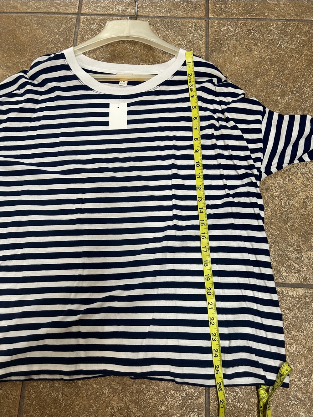 NWT J. Crew Navy and White Striped Long-Sleeve Tee - Picture 8 of 8